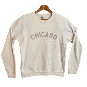 Royal Apparel Chicago Sweatshirt Crewneck Long Sleeve Cream Organic Cotton MD
